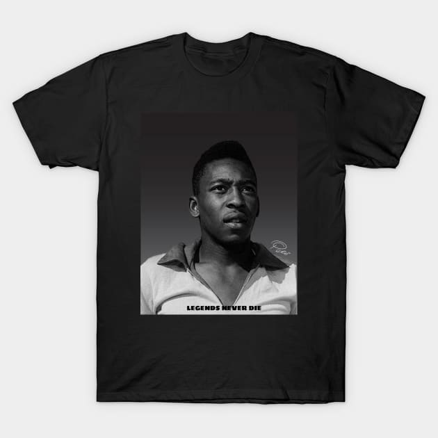 Pelé-legends never die-rip T-Shirt by S-Log